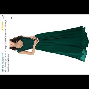 Miusol Sleeveless Vintage Wedding Maxi Dress, Lace